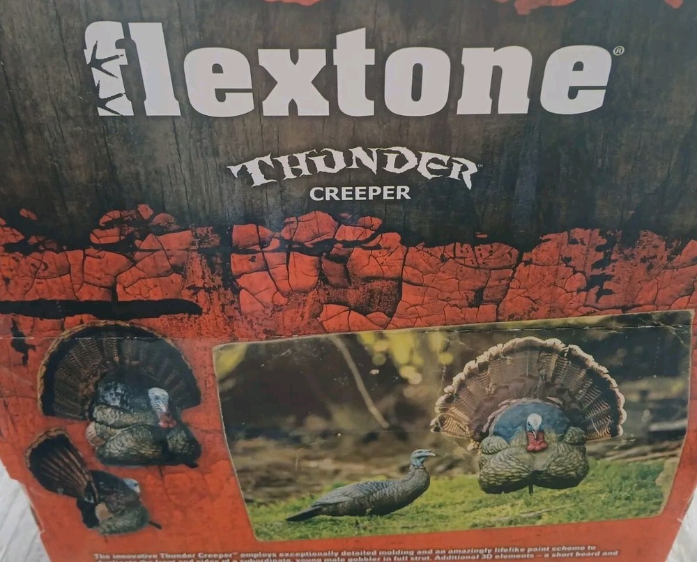 Flextone Thunder Creeper Full Strut Portable Turkey Decoy. Very Cool Decoy!!