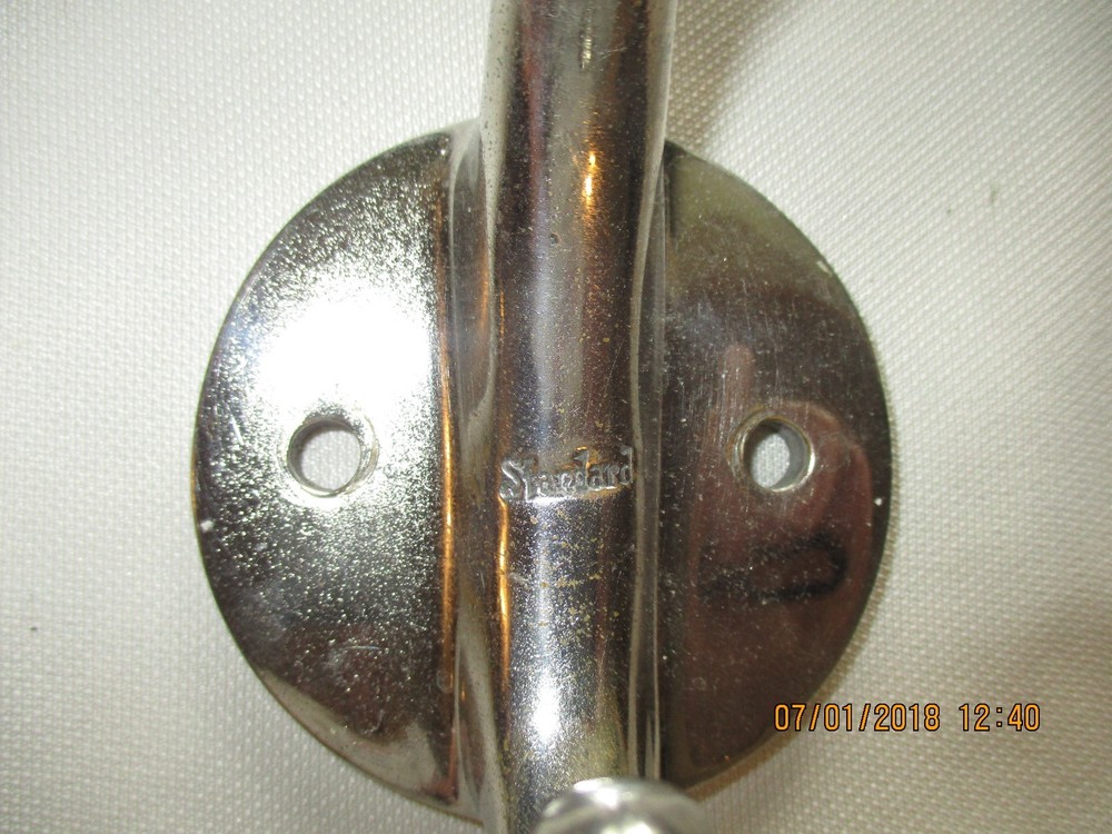 LARGE STANDARD DOUBLE HOOK ROBE HOOK BATH