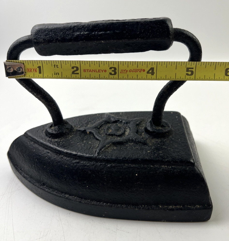 Vintage Flat Iron with Iron Handle #8 E&H Mfg Co.