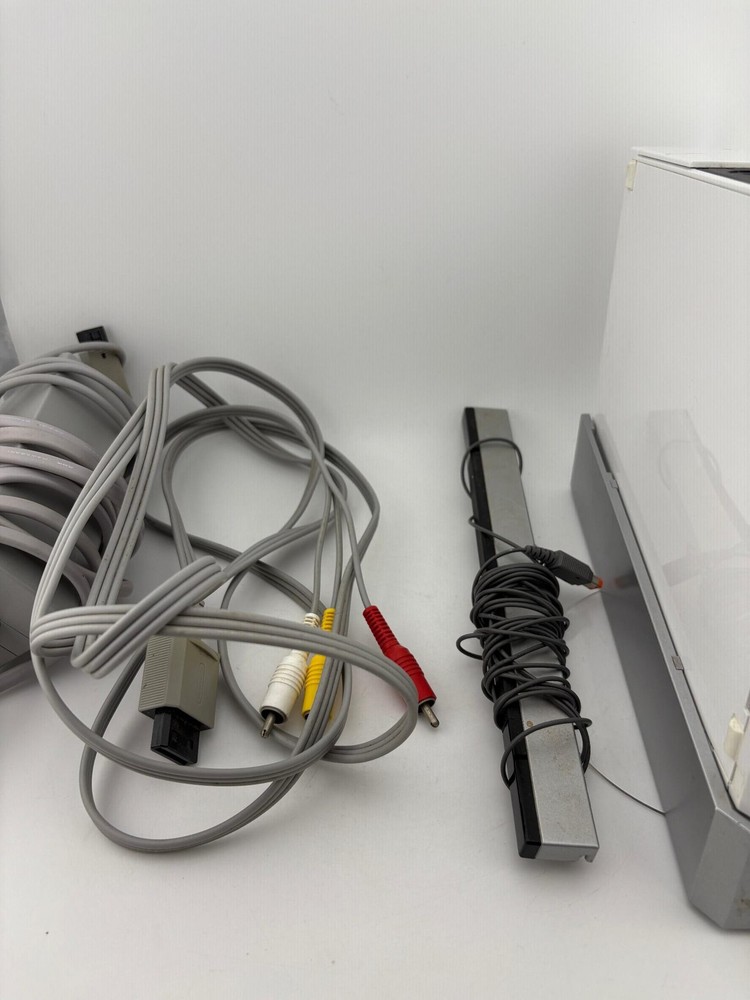 Nintendo Wii Console with Accessories + 3 Controllers (Powers On) Loose