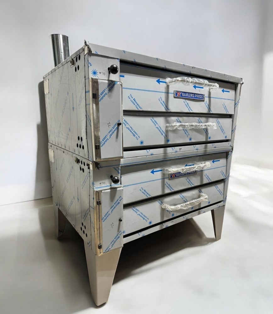Bakers Pride 452 Stone Deck Pizza Oven – Double Deck –Refurbished