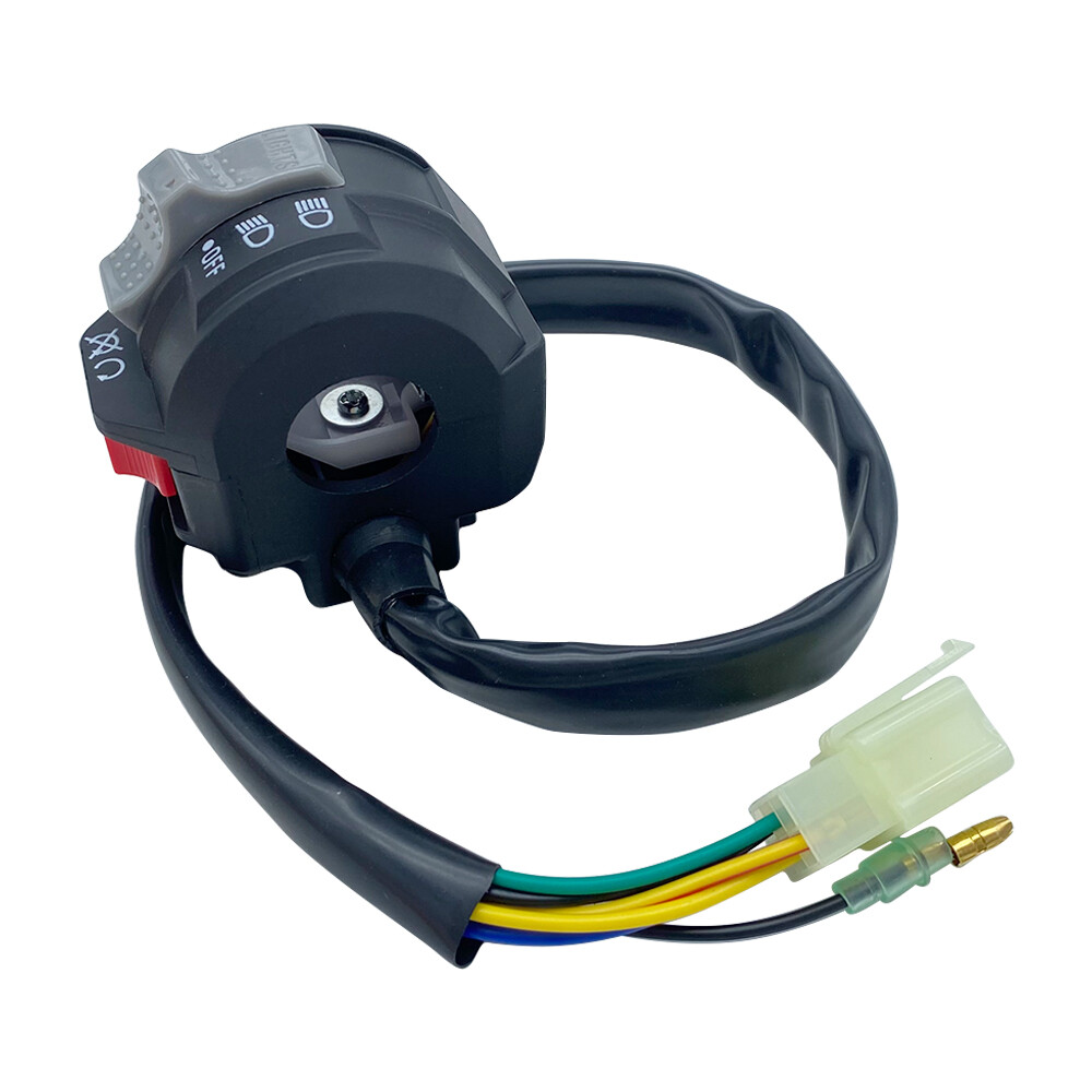 Left Handlebar Switch Stop Kill Button Headlight for Yamaha Banshee 350 YFZ350