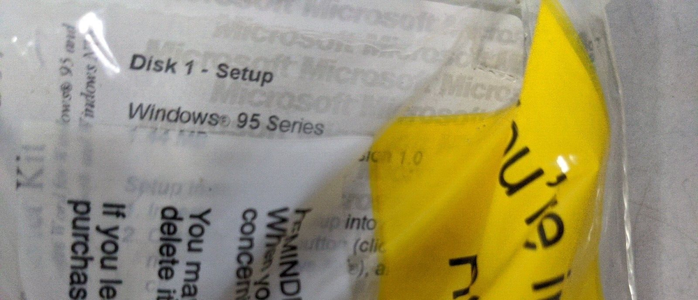 VINTAGE MICROSOFT WORD 97 CONVERTER KIT DISK 1 - SETUP