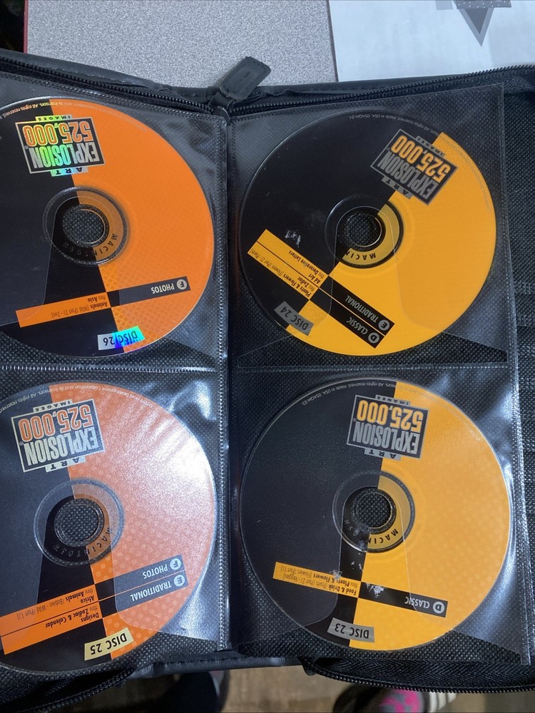 Art Explosion 1995-98 With CDs In Case