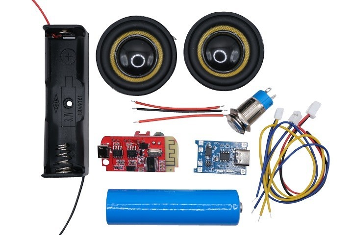 DIY Parts Bluetooth Speaker Making And Assembling Electronic Solder Kit