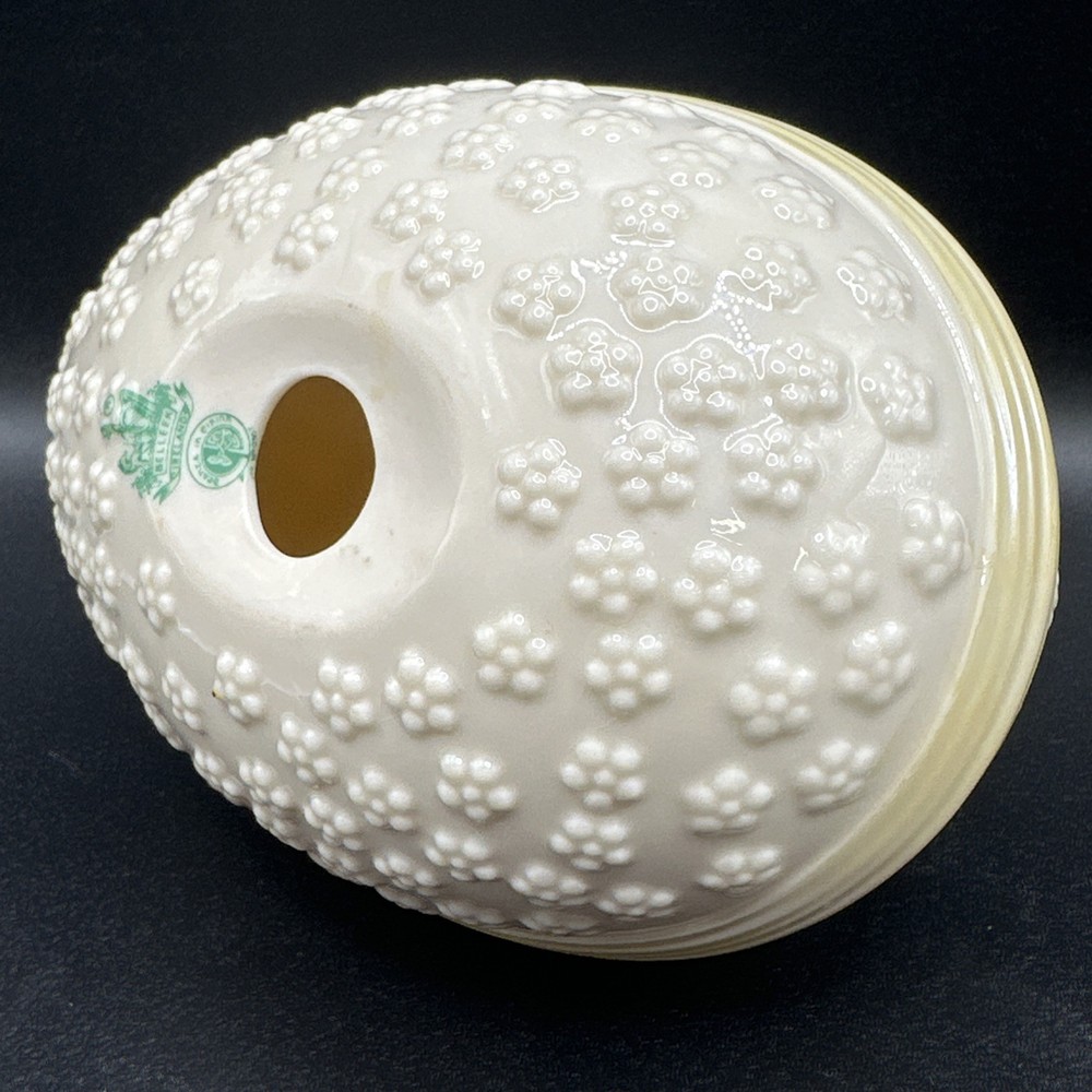 Large 5" Vintage Belleek Easter Egg
