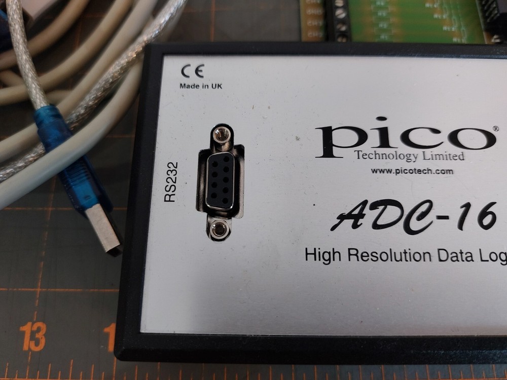 Pico ADC-16 High Resolution Data Logger With Terminal Block Board