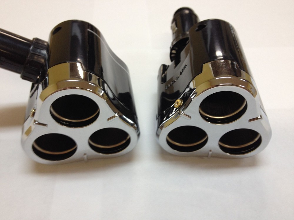 CIGARETTE LIGHTER 3 WAY SOCKETS SPLIT POWER CHARGER LED LIGHT GPS CB-032