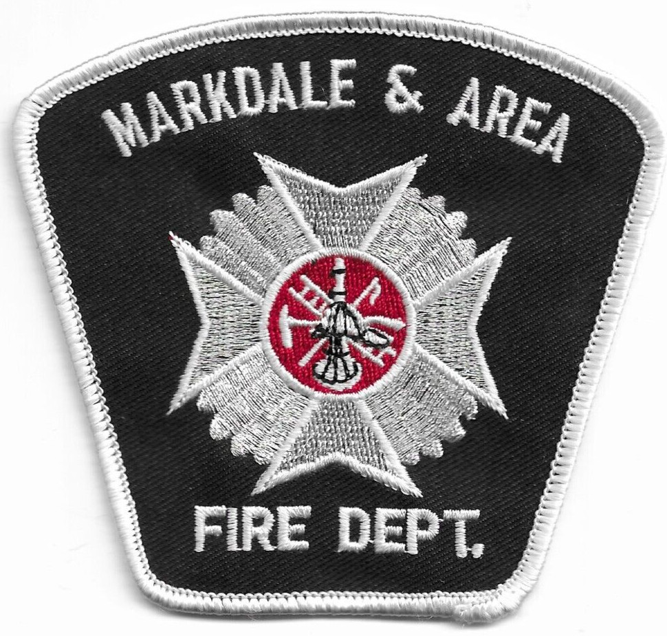Markdale & Area  Fire Dept., Ontario, Canada (4" x 3.75" size) fire patch