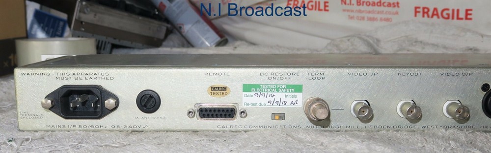 Calrec lip stick interface video audio unit