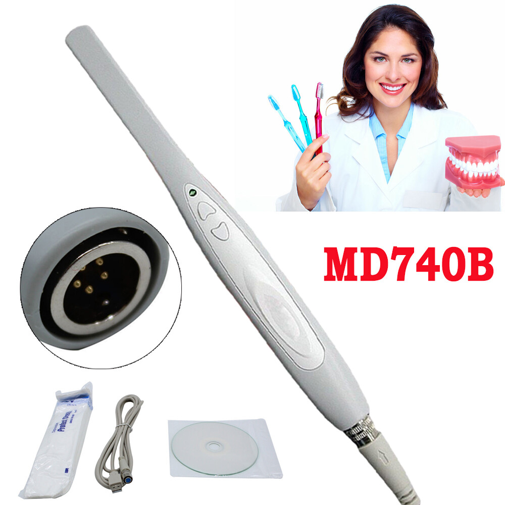 MD740B USB Dental Intraoral Camera Set 1.3 Mega Pixels Clear Image+Software