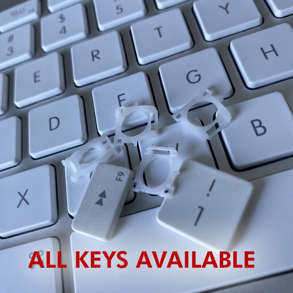 Replacement Keys For Apple Wireless Keyboard A1314 Individual Key & Hinge Spring