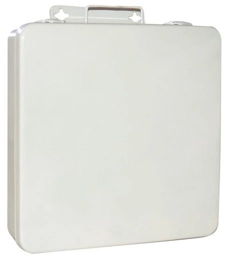 24 Unit Metal First Aid Box