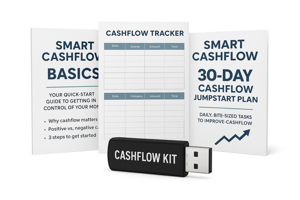 Budget Planner USB + Cashflow Coaching | Expense Tracker Cash Flow Management