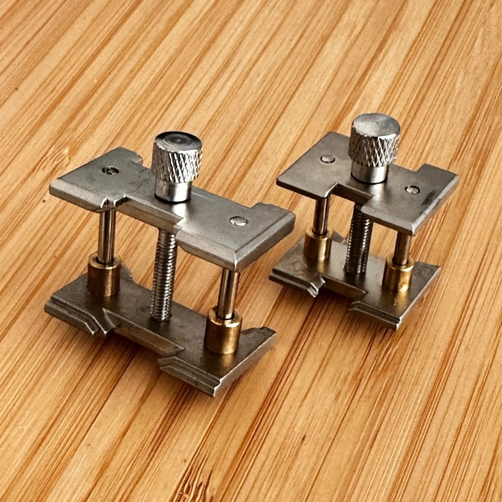2PCS Universal 2-in-1 Watch Movement Holder Fixed Base Repair Tool Watchmaker