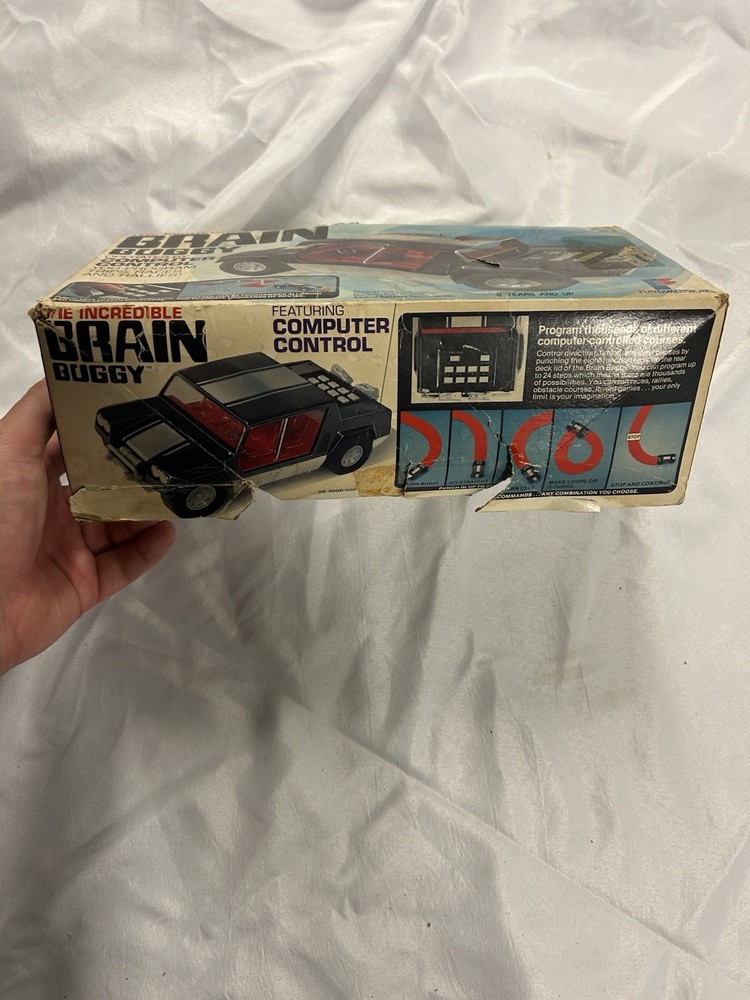 The Incredible Brain Buggy Computer Control Programmable Car 1979 In Box
