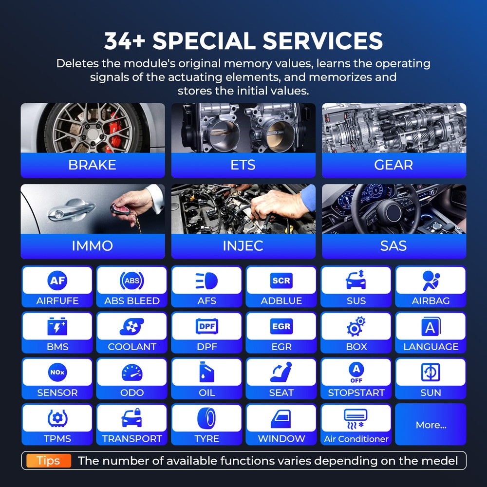 MUCAR VO8 Auto OBD2 Scanner Bi-Directional Key Coding All System Diagnostic Tool