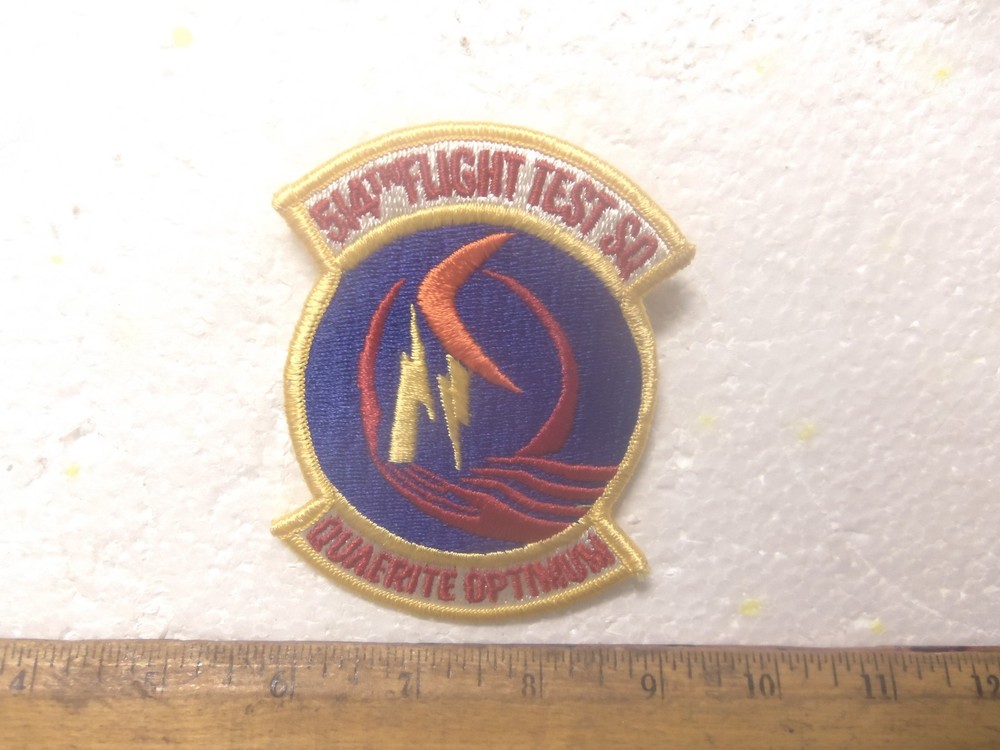 US Air Force - 514th Flight Test Squadron Embroidered Patch