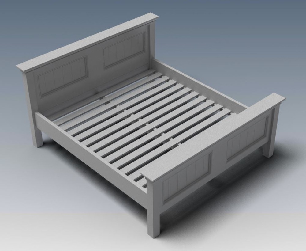 BUILDING PLANS FOR CRAFTON KING SIZE TIMBER BED - MAKE YOUR OWN & SAVE $$$