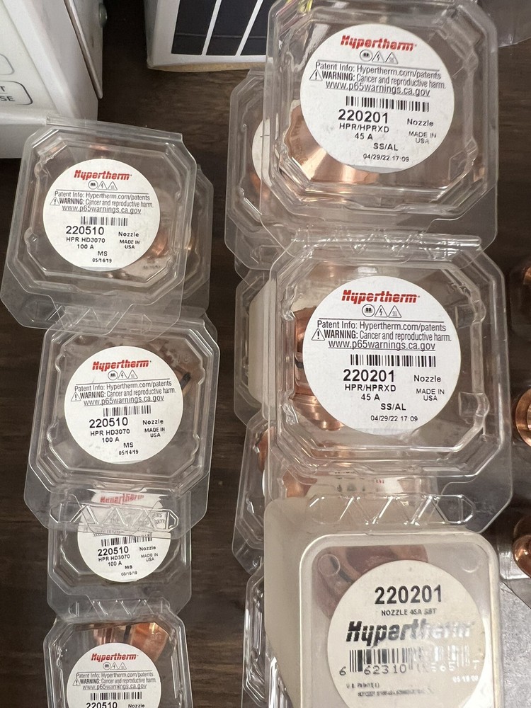 hypertherm plasma consumables