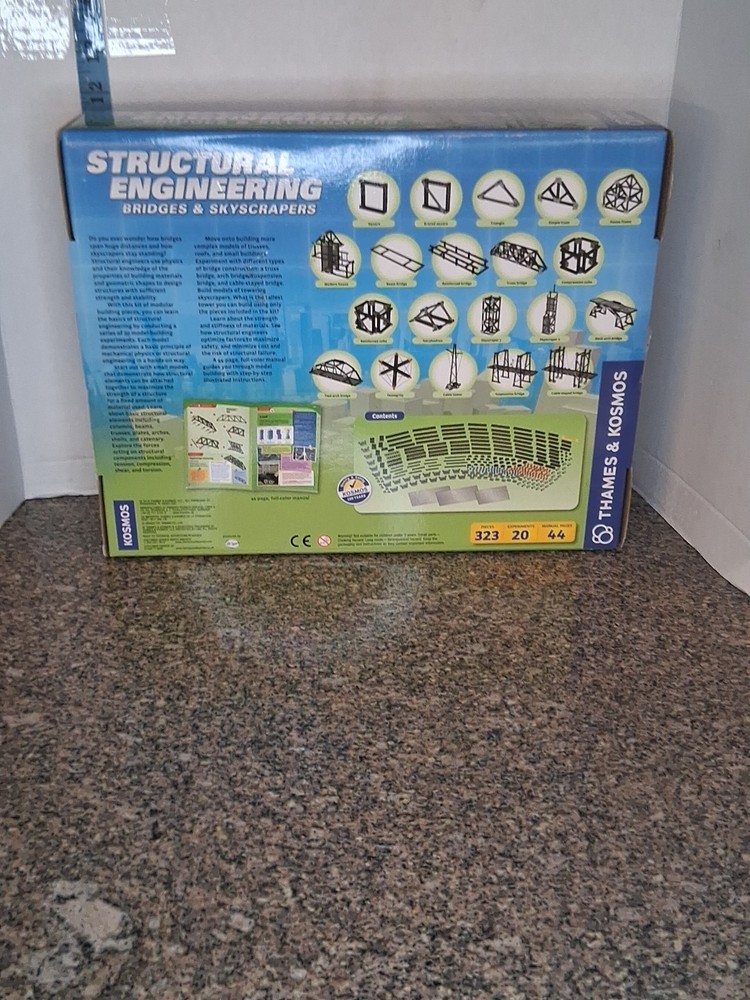 Thames & Kosmos Structural Engineering Bridges and Skyscrapers Experiment