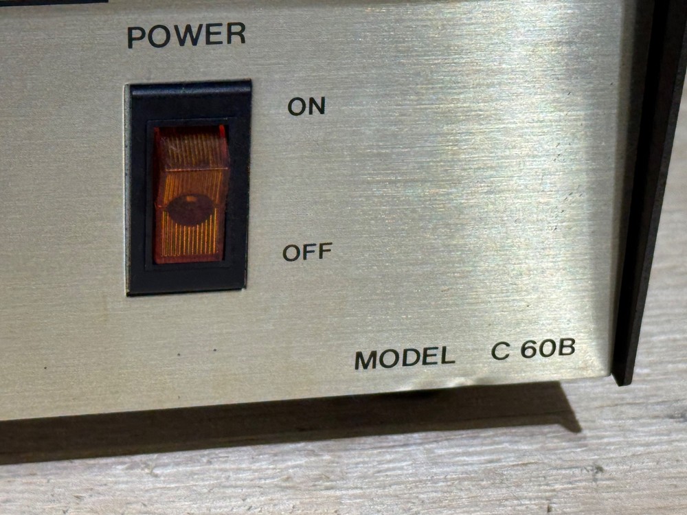 Vintage Bogen C-60B Solid State Power Amp | Unit Powers-On | Unit Sold AS-IS