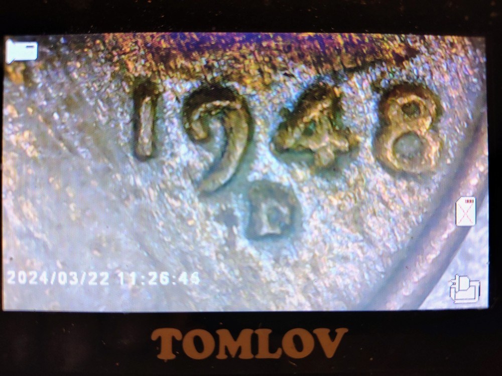 1948 D Wheat Sent Obverse And Reverse Debris Strike Error