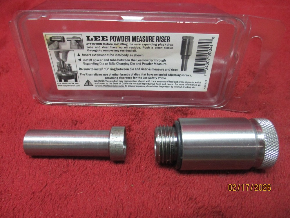 Lee Precision Auto-Disk Powder Measure Riser-90041