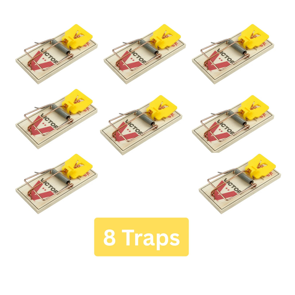 Victor Easy Set Wood/Plastic Mouse Trap 8-Count