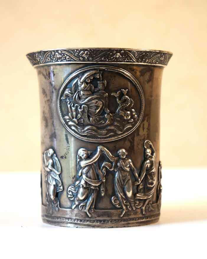 Antique Russian Silver Cup 1869