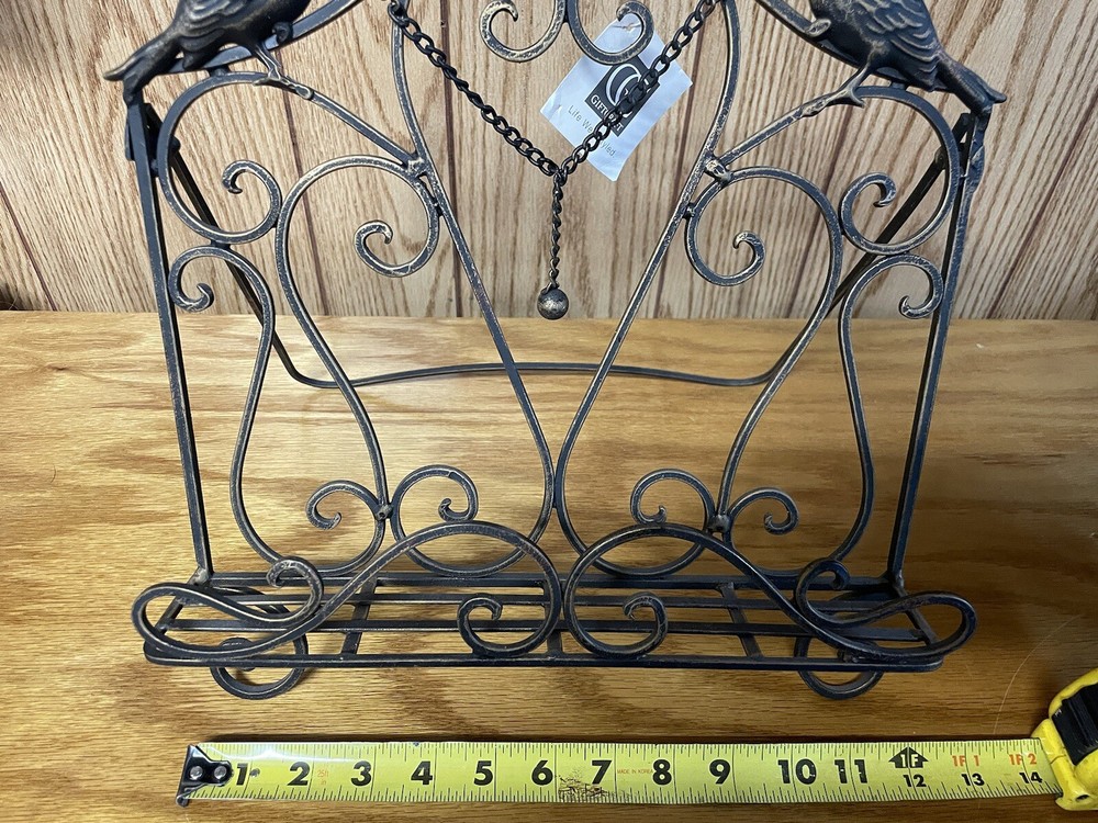 Metal Bird's Cookbook Stand
