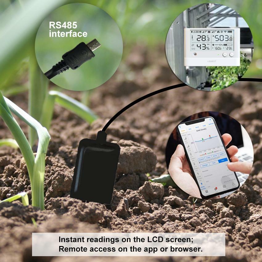 UbiBot SOIL TEMPERATURE AND MOISTURE SENSOR for WS1 Pro Model