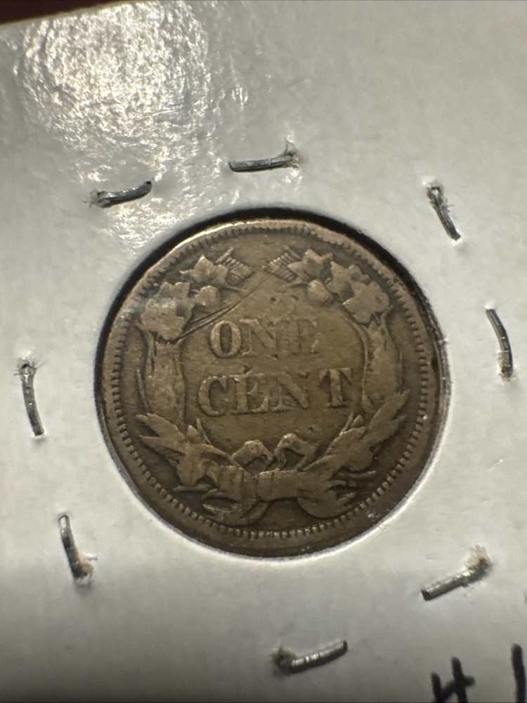 185 Fly Eagle Small Cent Error With Missing Letter In Date