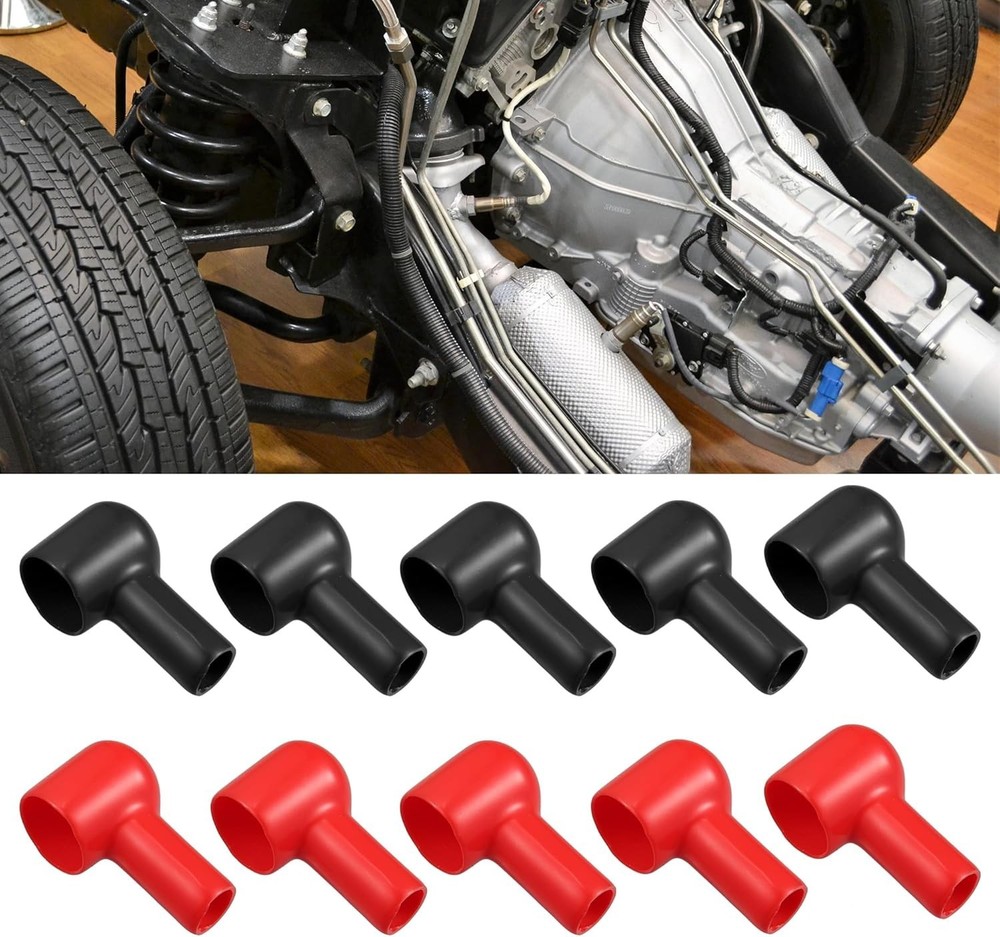 Universal Pack 20 Battery Terminal Boots Insulating Rubber Covers Cable Lug