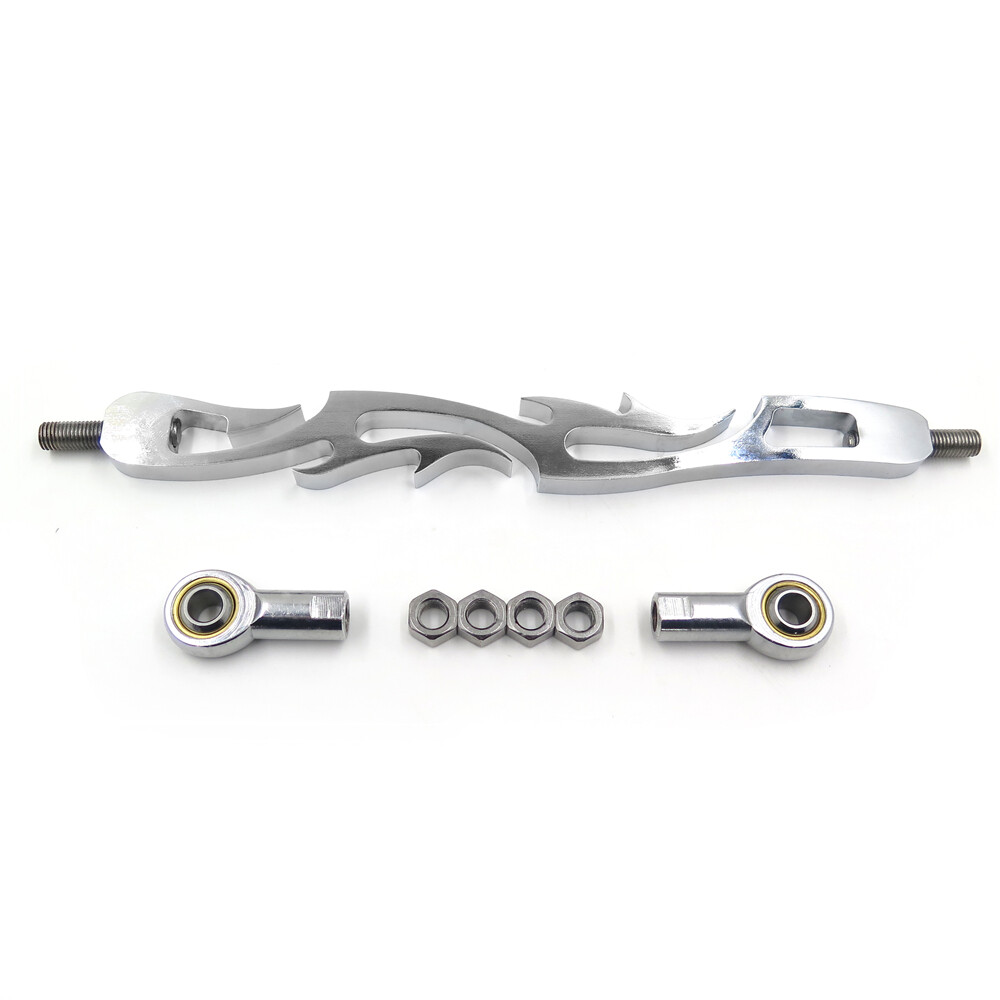 Chrome Skull Billet Shift Linkage For Harley Davidson Softail Standard FXST