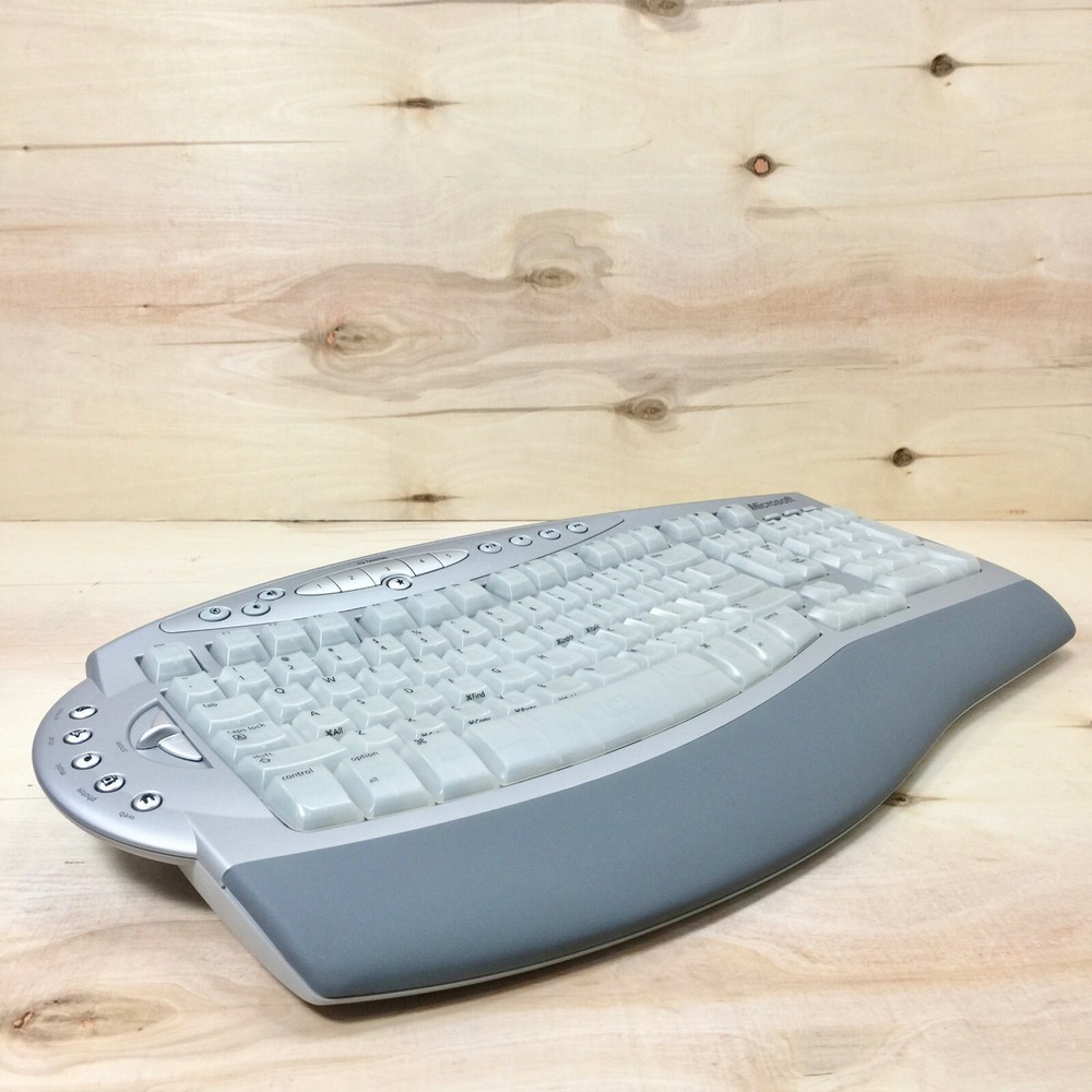 Microsoft Wireless Laser Desktop Ergonomic Curve Keyboard & Mouse 6000, Mac
