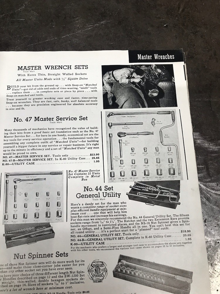 Snap-on 1939 Catalog
