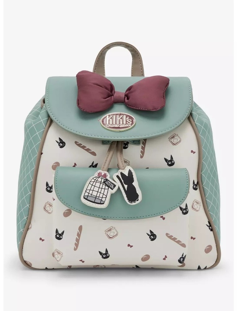 Her Universe Studio Ghibli Kiki's Delivery Service Jiji Drawstring Mini Backpack