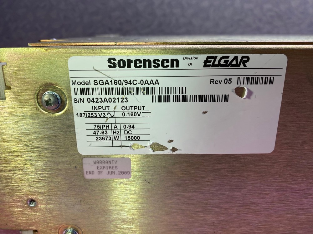SORENSEN SGA160/94C-0AAA