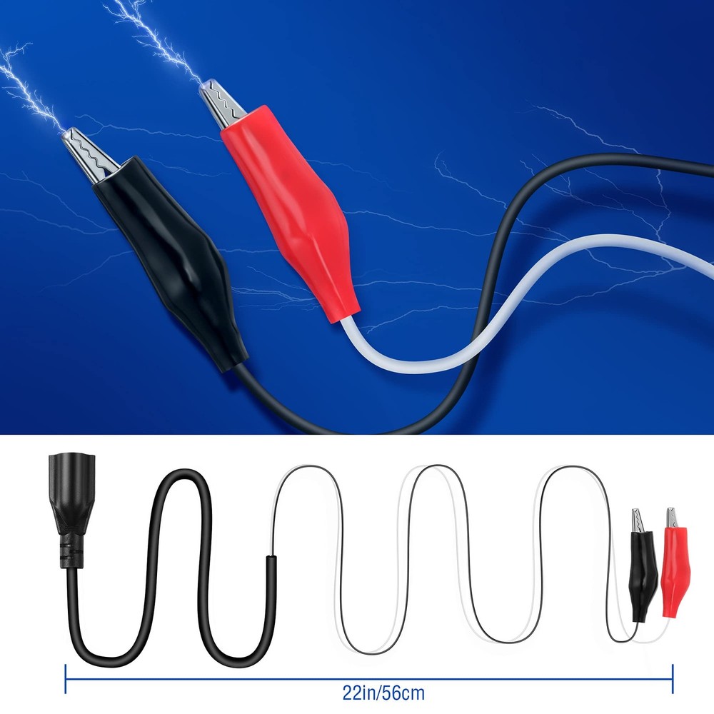 Circuit Breaker Finder Adapter Accessory Kit Leads Tester Clips Light Socket