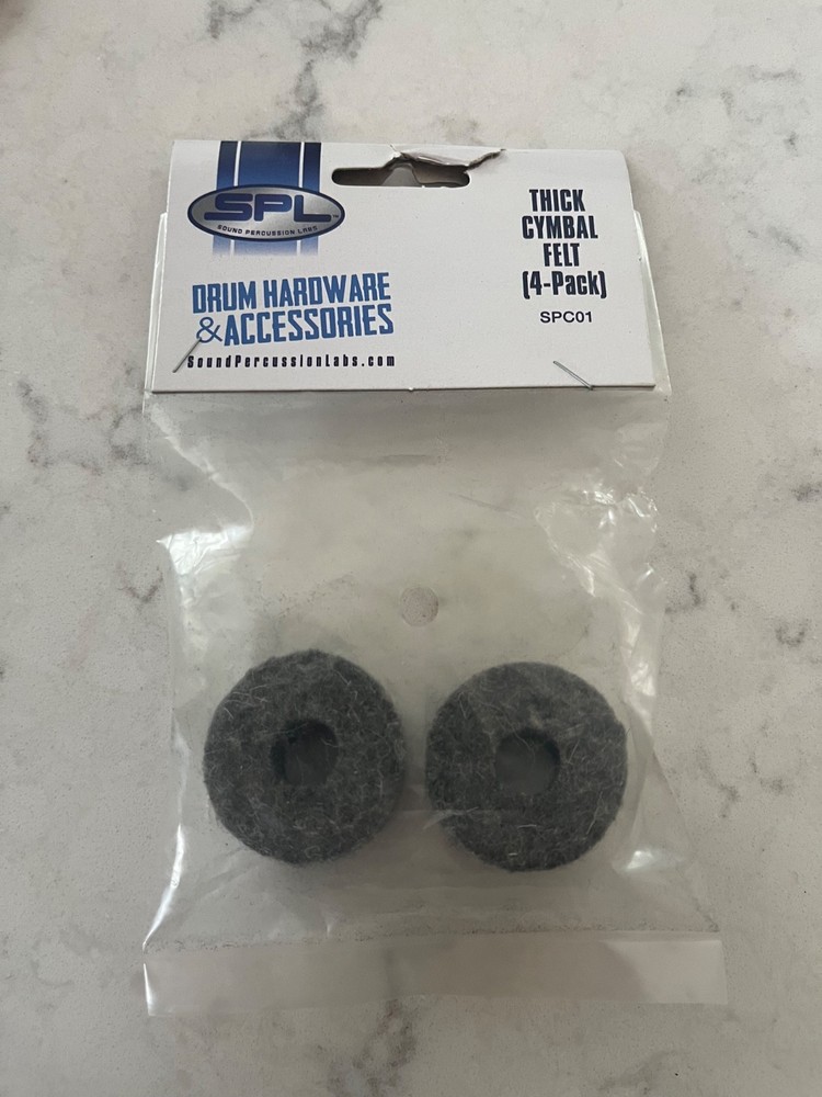 SPL 4-pack Thick Cymbal Felts - please read