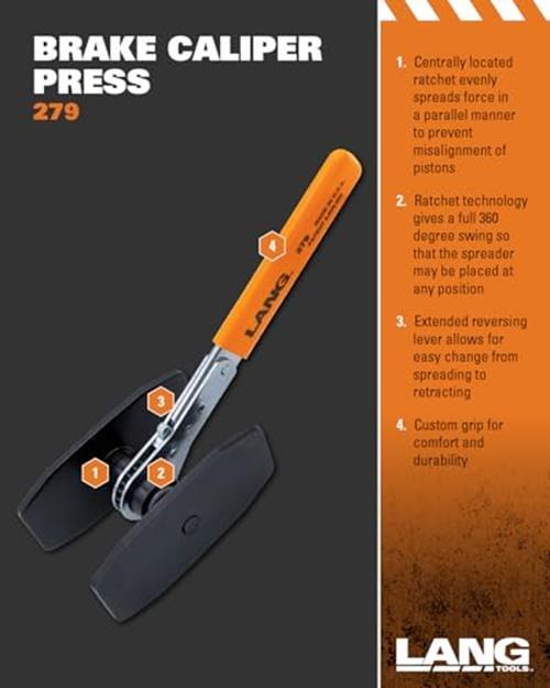 Lang Tools 279-5420 279 Brake Caliper Press