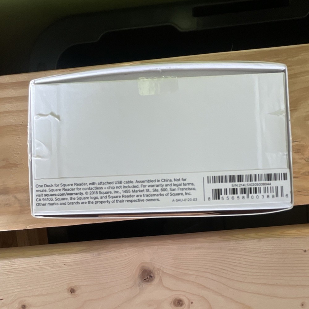 Square Dock for Square Reader with USB Cable Model A-SQU-0120-03