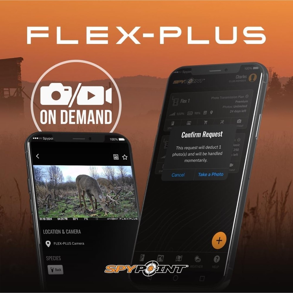Spypoint FLEX-PLUS 36 Megapixel Cellular Trail Camera