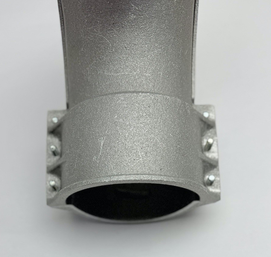 747DC EATON 4" ZN ANGLE SQ CONNECTOR