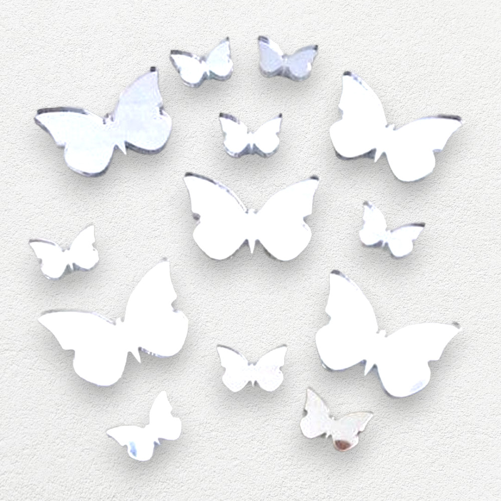 Decorative Big Wing Butterfly Bundle Mirrors (Several Colours & Sizes Available)