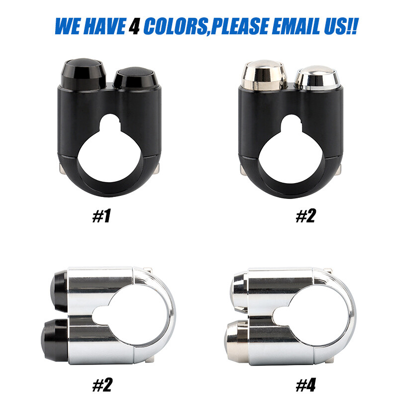 1" Handlebar Control Horn Turn Signal Light Switch Kit For Harley Chopper Custom