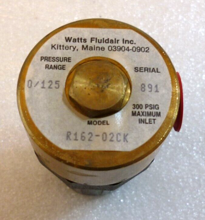 Watts Fluidair Regulator, pn R162-02CK