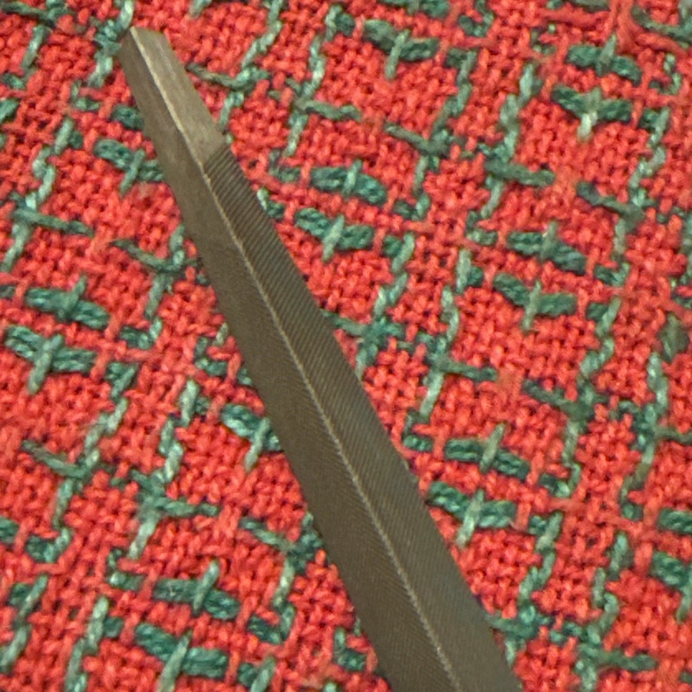 NICHOLSON 7" Extra Slim Taper File Three Square Triangular USA 🇺🇸 New NOS