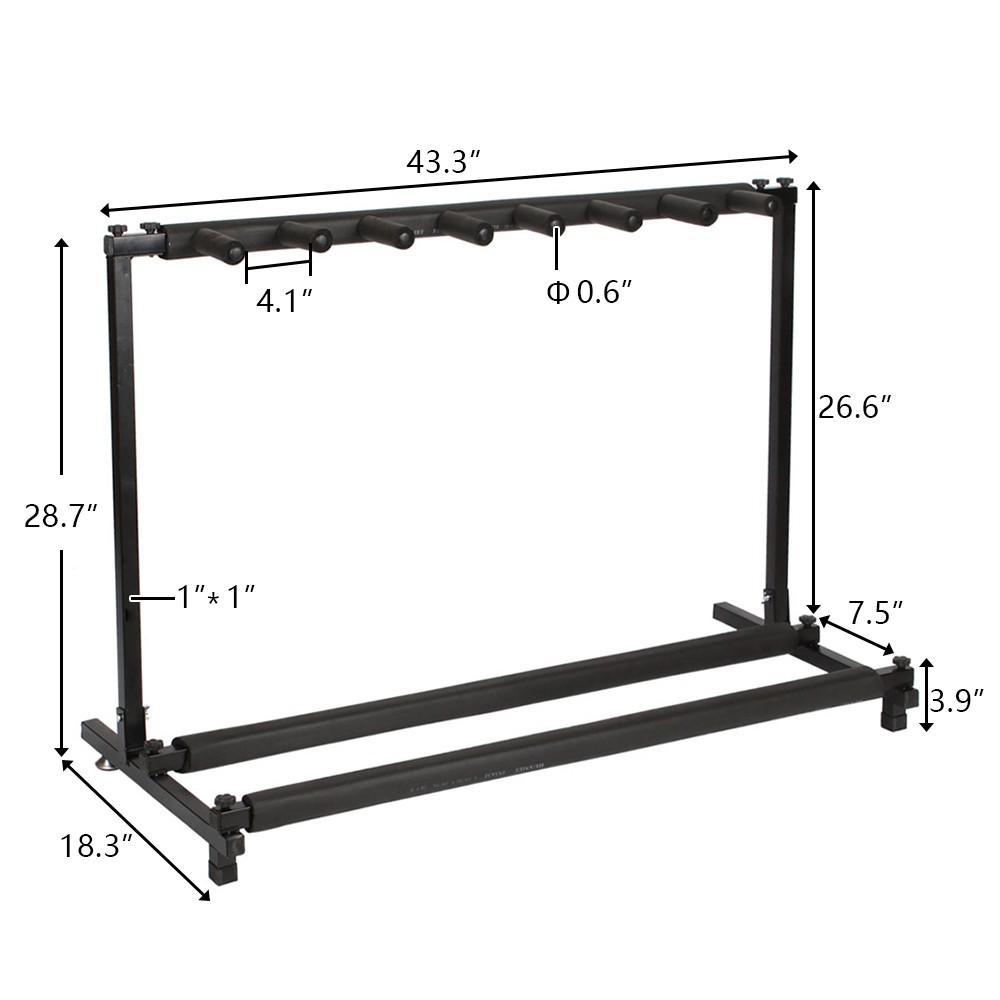Rack Style Guitar Stand for Multiple Guitars/Bass